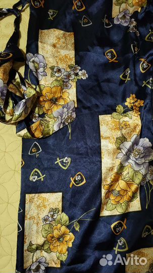 Халат женский шелковый новый