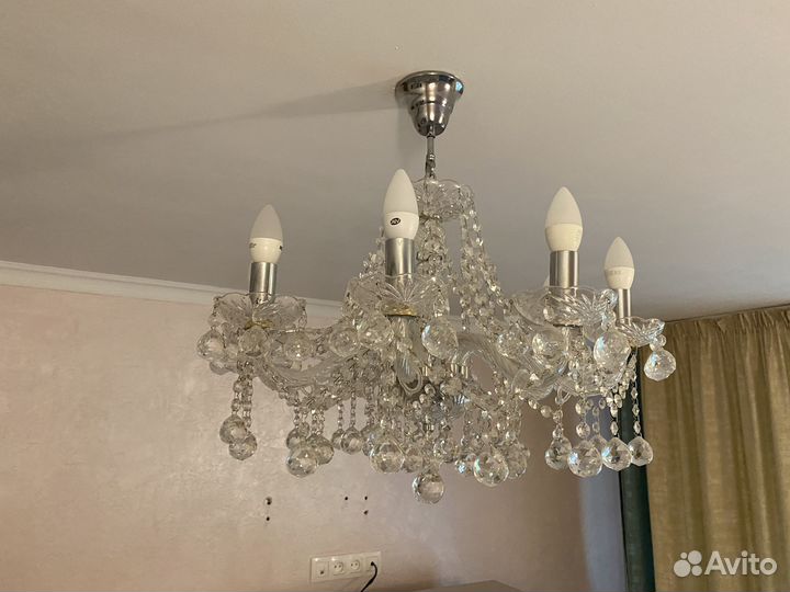 Люстра хрустальная богемия чехия
