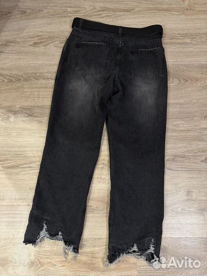 Джинсы befree широкие рваные