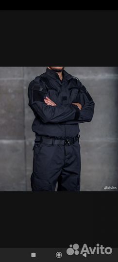 Черная форма охранника летняя