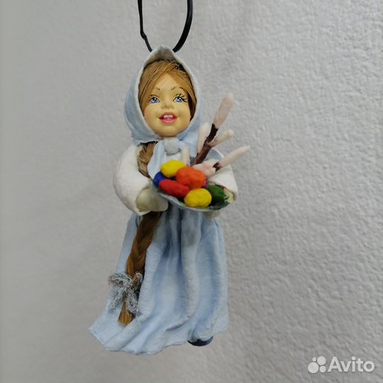 Ватные елочные игрушки