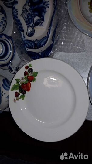 Тарелки фарфор и фаянс СССР