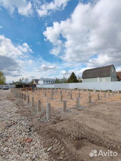 Фундамент на жб сваях