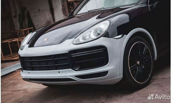 Бампер Porsche Cayenne 958.1 в стиле Cayenne E3