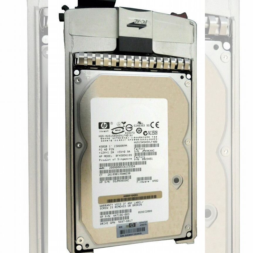 [BF450D6189] Жесткий Диск Hp 450gb Fibre Channel Bf450d6189