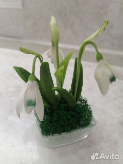 Подснежники - цветочная композиция