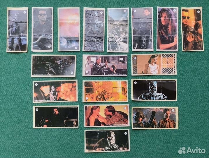 Наклейки от жвачек (терминатор)