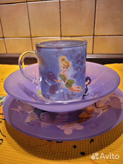 Набор детской посуды Феи Динь-Динь