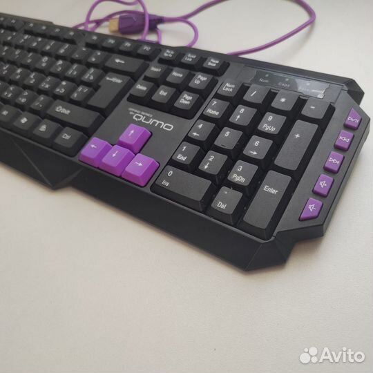 Мембранная клавиатура с беспроводной мышкой