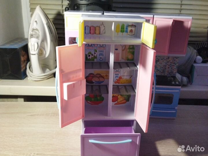 Игровая кухонная мебель для кукол