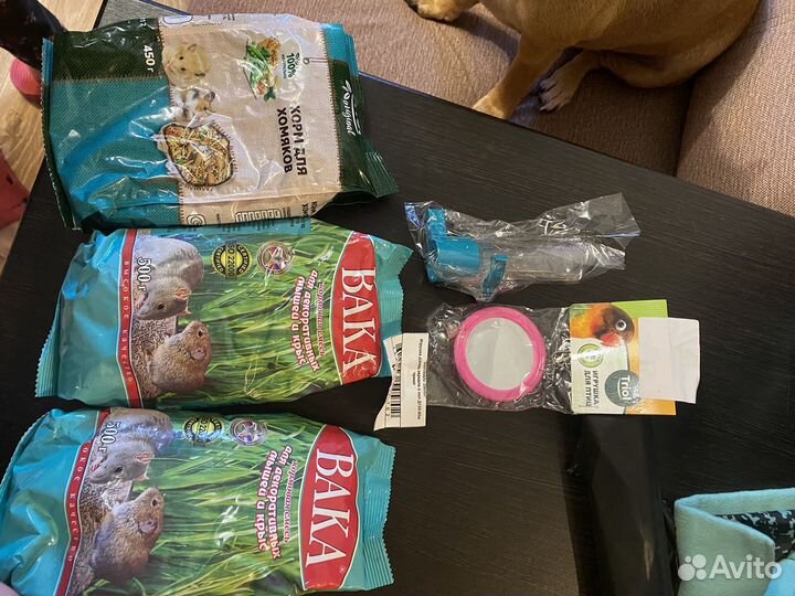 Корм для хомяков, мышей, крыс