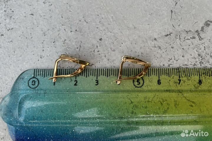 Серьги золотые