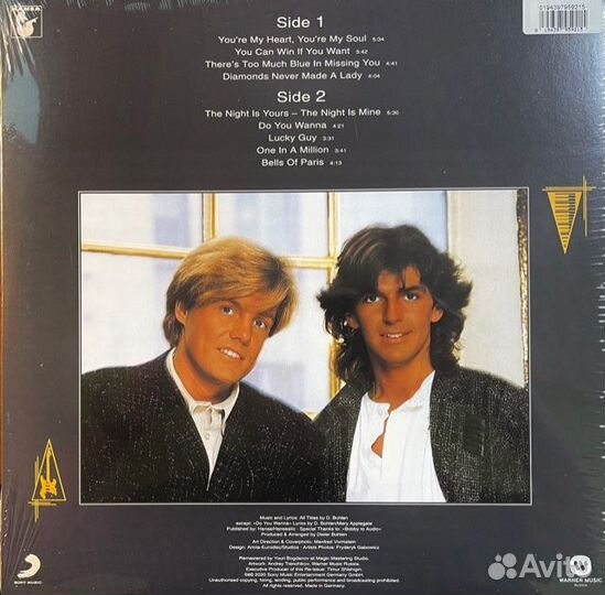 Виниловые пластинки Modern Talking в ассортименте