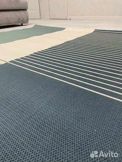 Ковер икеа рошильде зеленый 200*250