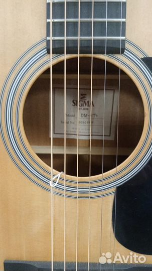 Акустическая гитара Sigma DM-ST+