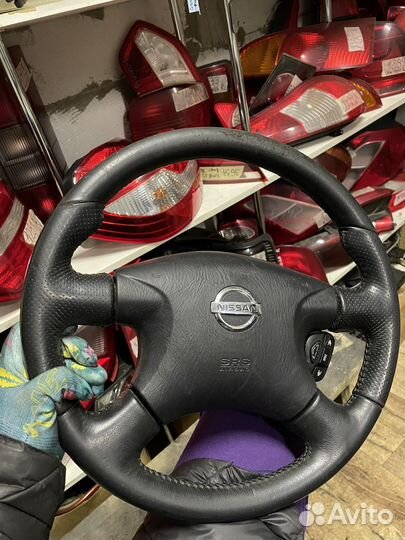 Рулевое колесо с AirBag кожа Nissan C-Trail T30
