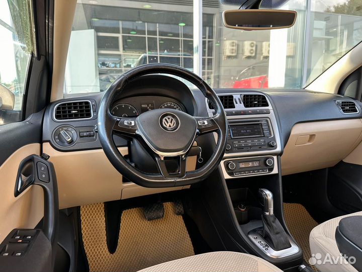 Volkswagen Polo 1.6 AT, 2015, 136 467 км