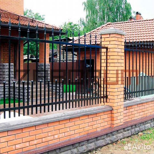 Кованый забор в Люберцах