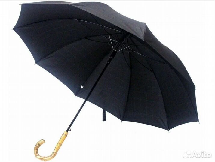 Зонт трость Три Слона 1353 10 спиц бамбук клетка