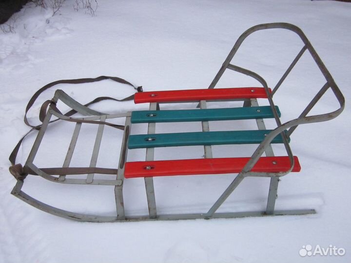 Санки с откидной спинкой