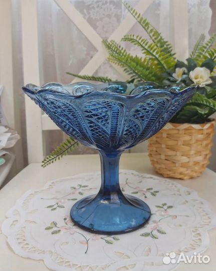 Фруктовница на ножке СССР