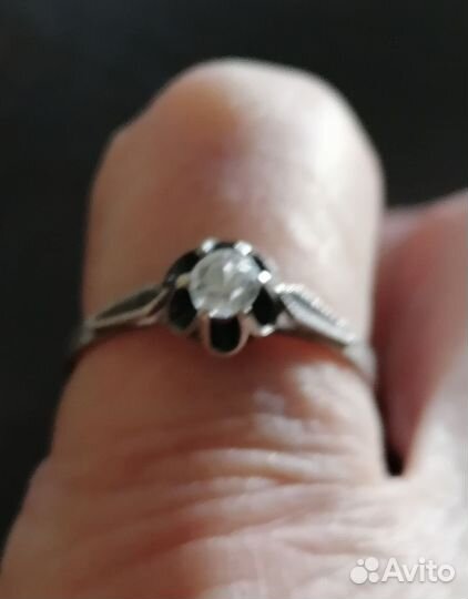Серьги, кольца серебряные