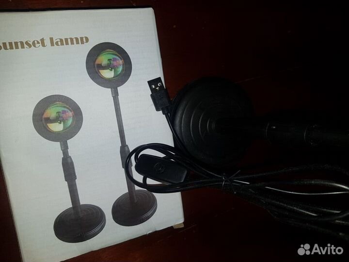 Светильник интерьерный,лампа закат