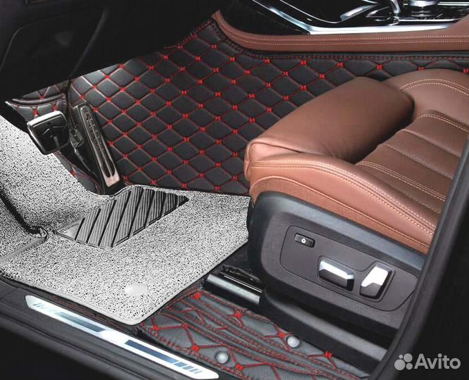 3D Коврики Range Rover Салон Багажник из Экокожи