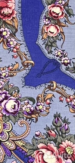 Павлопосадский платок Обручальное колечко