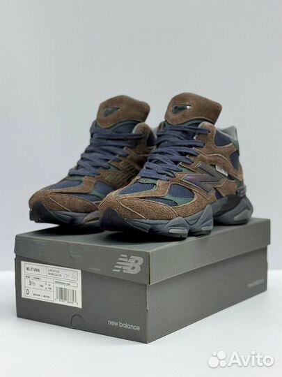 Кроссовки new balance 9060 зимние с мехом