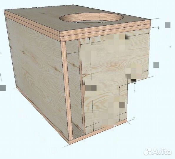 Короб под 12 в ваз 2107