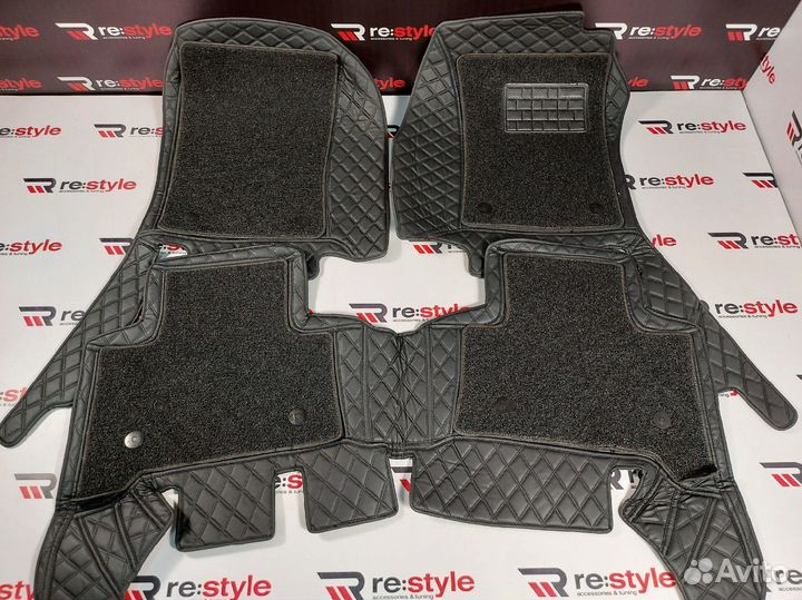 Ковры салона 3D Toyota Hilux Surf 210 02-09г U2681