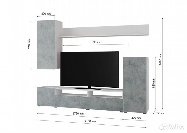 Гостиная. Стенка. Тумба под тв