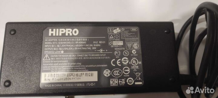 Блок питания для ноутбука acer с проводом