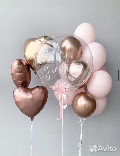 Воздушные шары на выписку из роддома