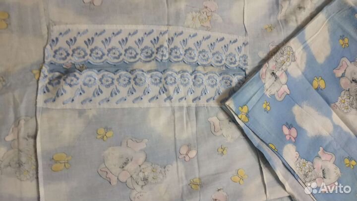 Комплект детского постельного, байковое одеяло