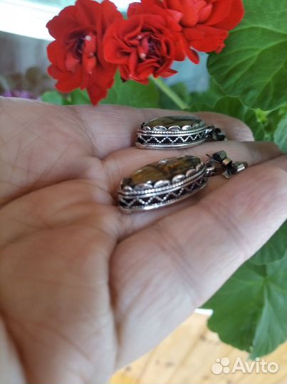 Серьги и кольцо