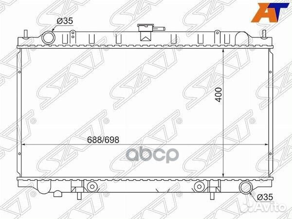 Радиатор Infiniti I30 95-99 / Nissan Cefiro 94