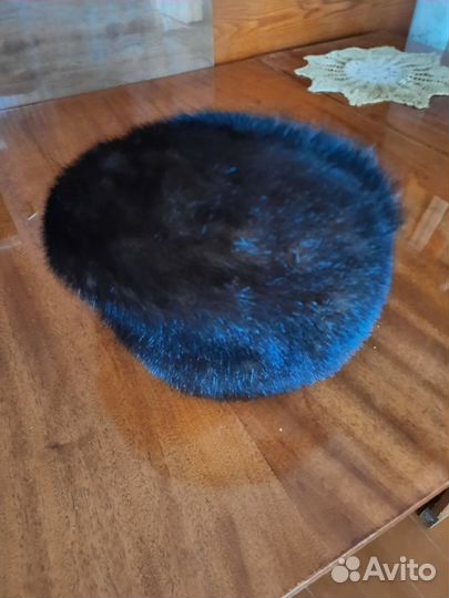 Норка коричневая шапка