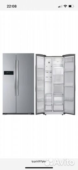 Холодильник Side-by-side LG GC-B 207 glqv