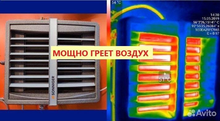 Тепловентилятор водяной Вулкан в наличии 20-100квт