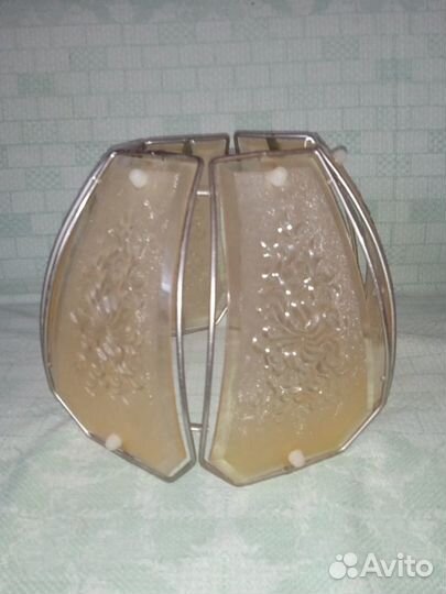 Люстра СССР цветной пластик