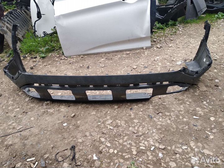 Юбка заднего бампера Санта Фе 4