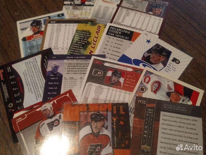 Хоккейные карточки John Leclair