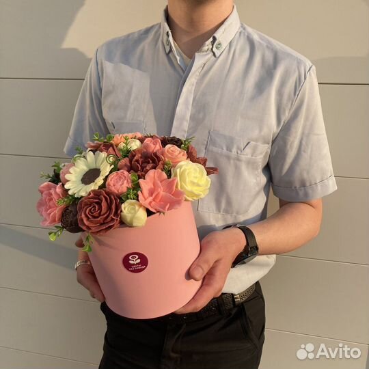 Букеты из мыла ручной работы