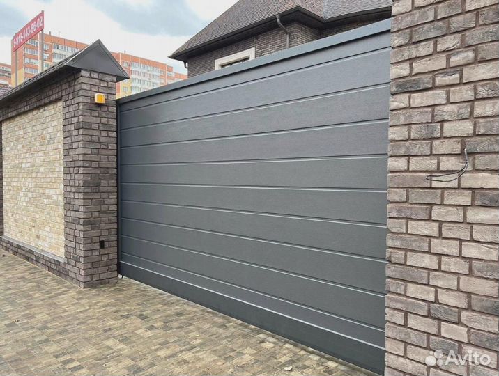 Секционные ворота. Гаражные и промышленные