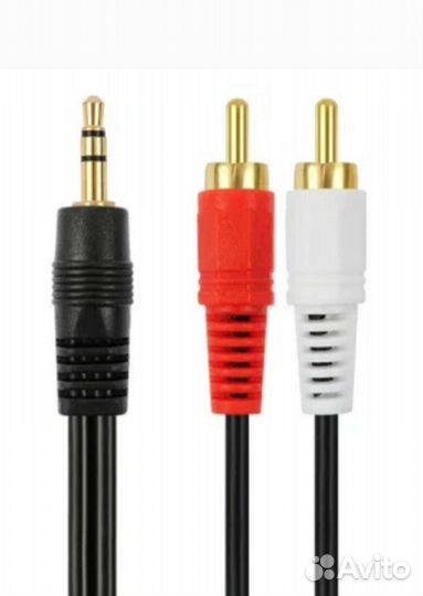Кабель 2 RCA (M) - Jack 3,5. 55 см
