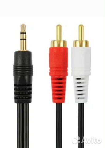 Кабель 2 RCA (M) - Jack 3,5. 55 см