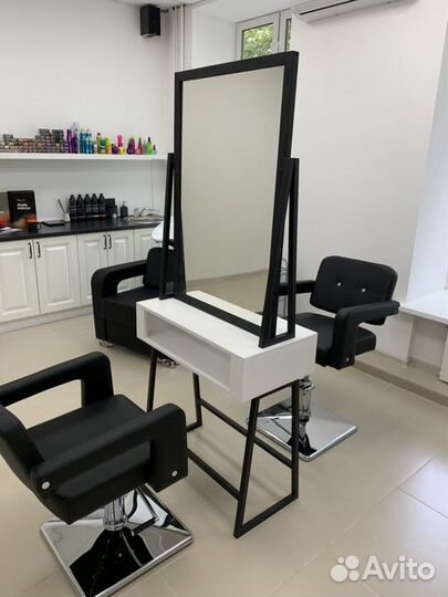 Гримёрное зеркало лофт