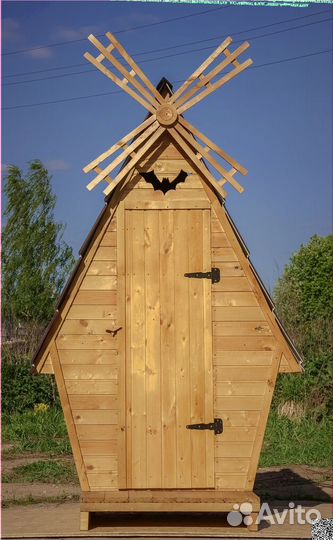Дачный туалет с установкой